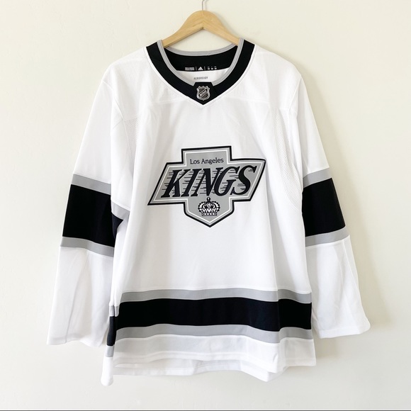 adidas Other - Adidas LA Kings NHL White Jersey Plain Long Sleeve
